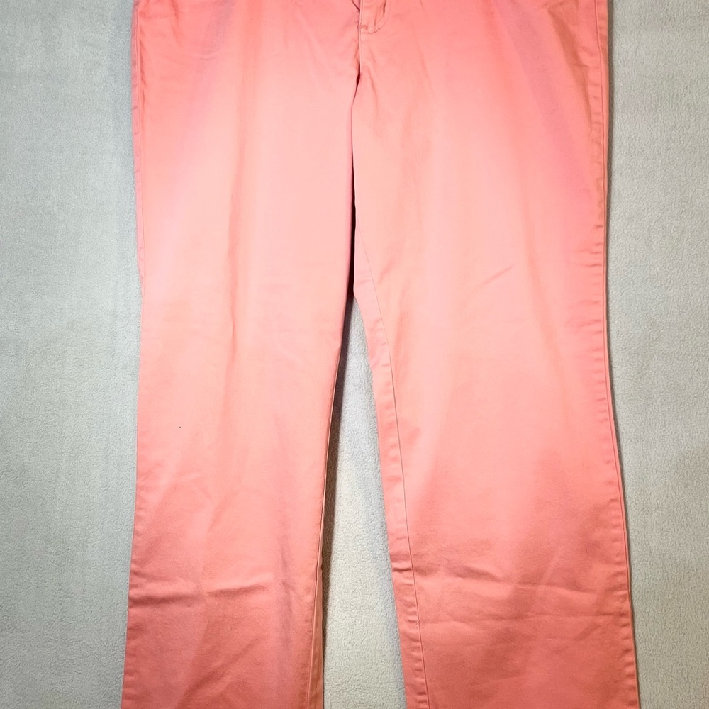 NEW Talbots Coral Color 5 Picket Jeans with Stretch Sz 16 - Picture 2 of 8
